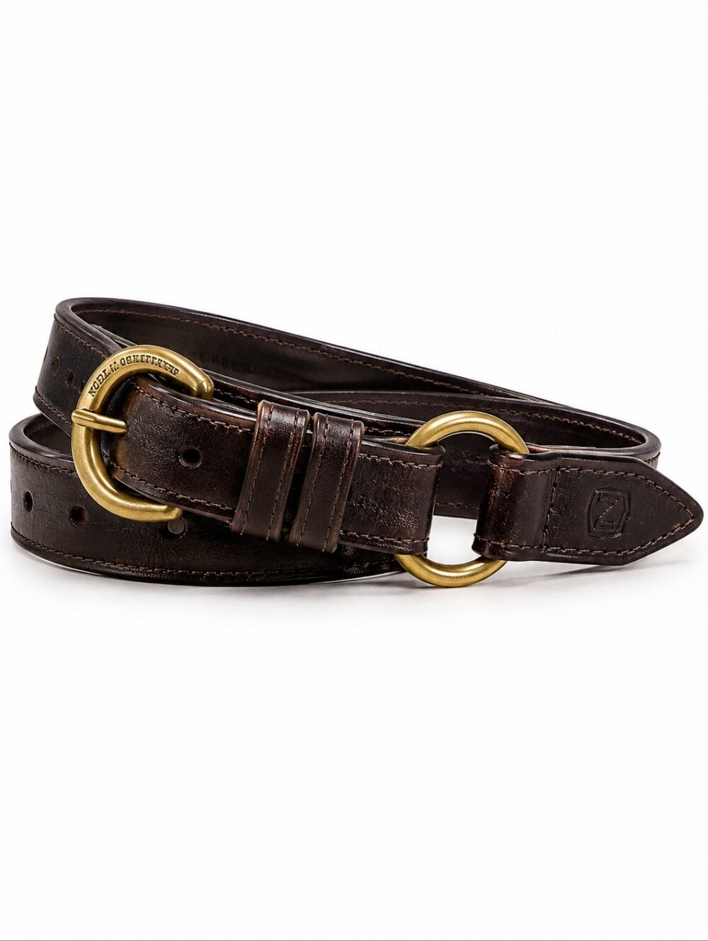 Noble Outfitters Running Strong XXL Leather Equestrian Bridle Belt Brown